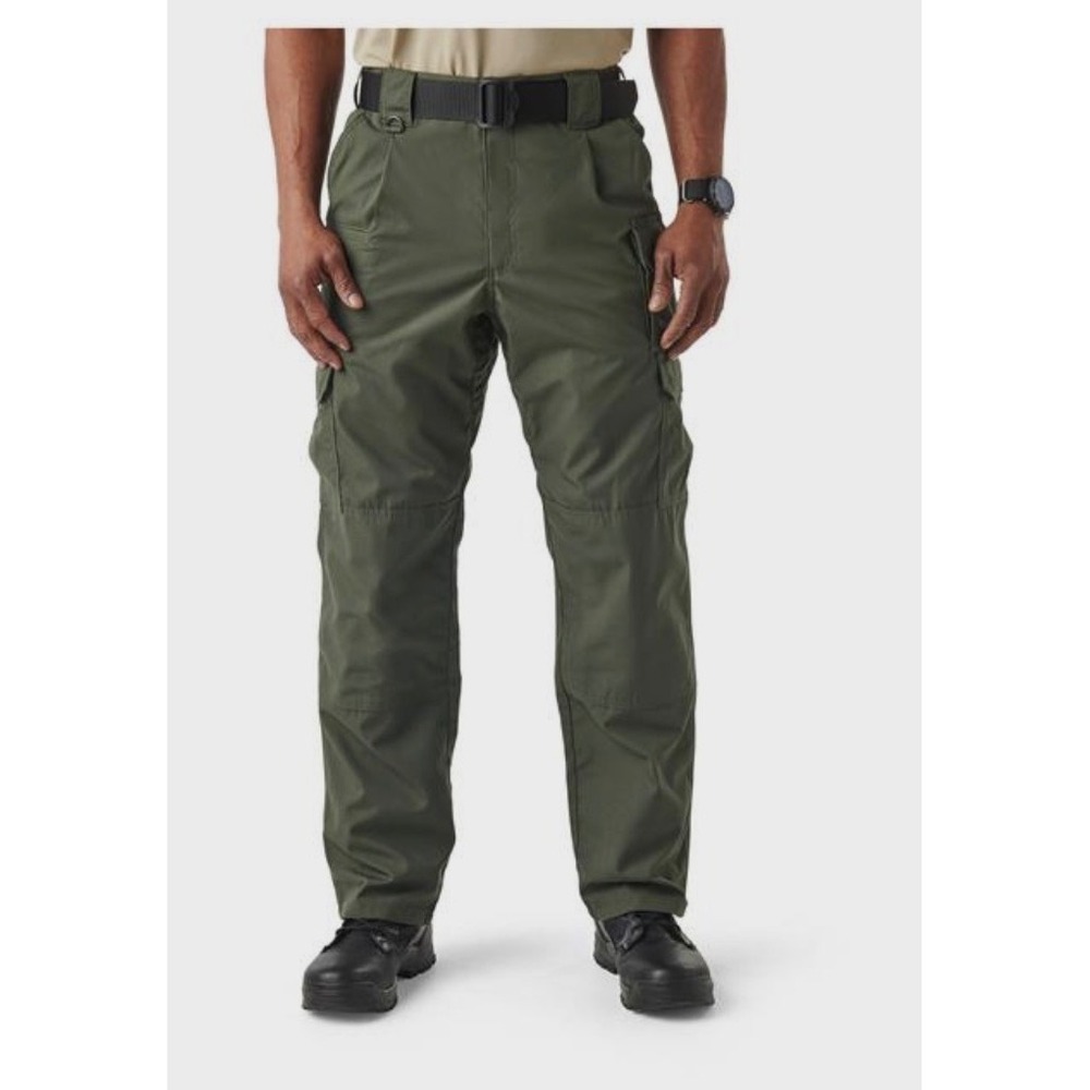 5.11 Tactical Series Mens Cotton Cargo Pants Tundra Green 40x34 Workwear
